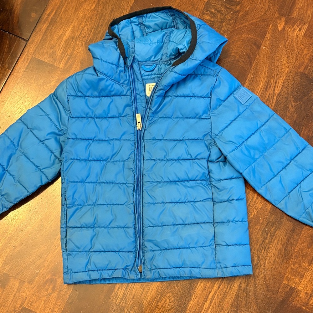 GAP Bright Blue Kids Puffer Jacket